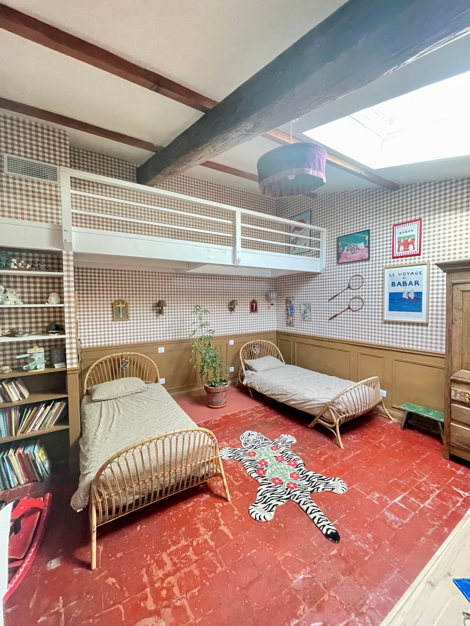Chambre mezzanine aile nord